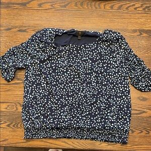 Spotted Women’s Navy Blouse